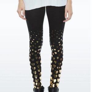 Laren Moshi silver heart pants